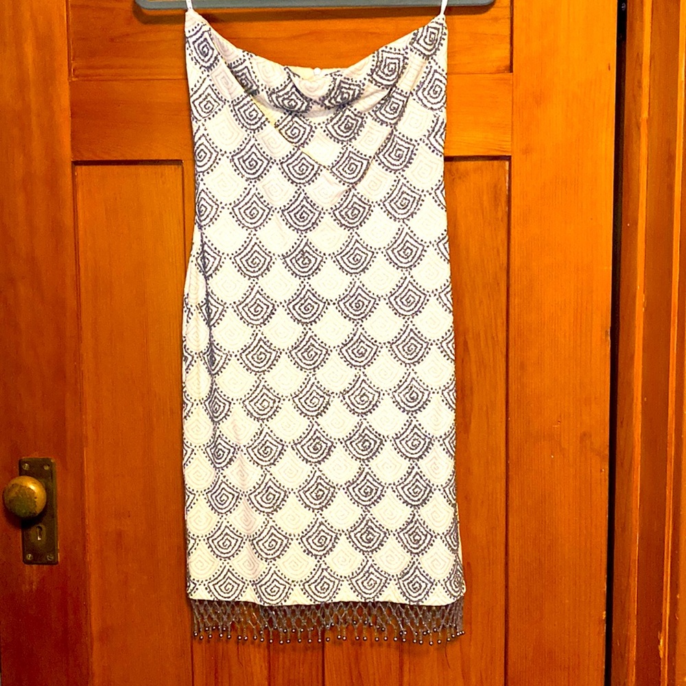 Alexia Admor white Dress with Gray Sequins - XS - Sak’s